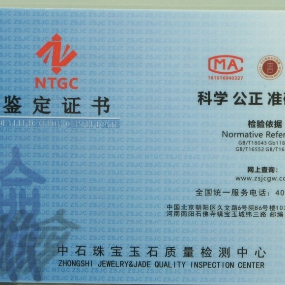 Cert'd Genuine Untreated Green A Jadeite Jade 925 Silver US 6 Ring - Picture 12 of 12